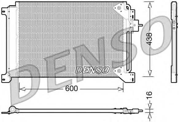 DCN12004 Denso condensador aire acondicionado