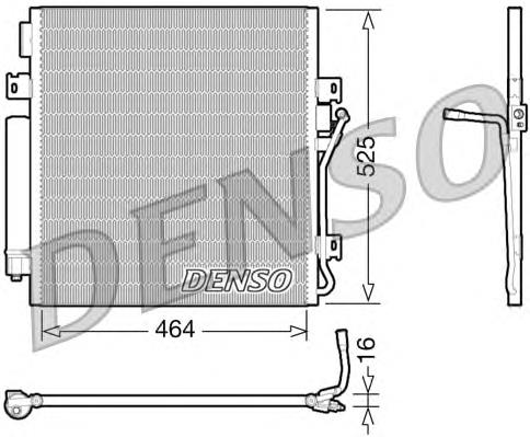 Condensador aire acondicionado DCN06011 Denso