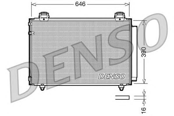 Comprar DCN50024 Denso Condensador de aire acondicionado