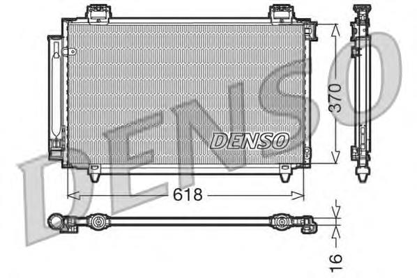 Condensador aire acondicionado DCN50016 Denso