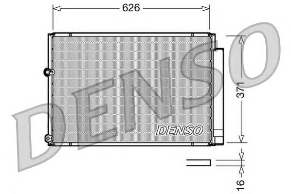 8705047100 Toyota Radiador de aire acondicionado