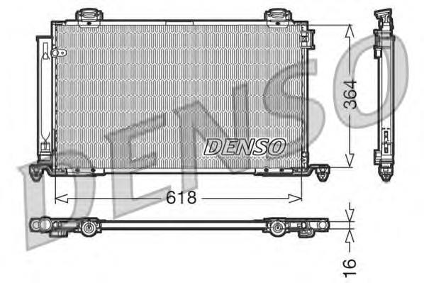 DCN50015 Denso condensador aire acondicionado