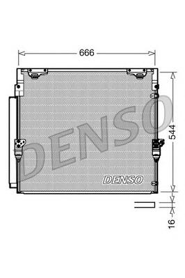 DCN50036 Denso condensador aire acondicionado