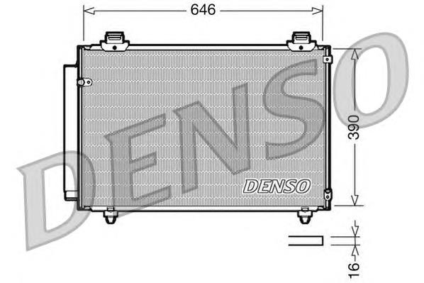 Condensador aire acondicionado DCN50035 Denso