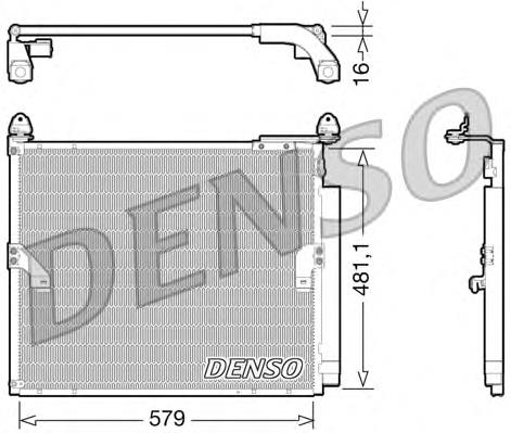 DCN50019 Denso condensador aire acondicionado