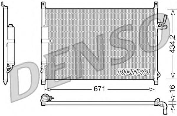 DCN46015 Denso condensador aire acondicionado