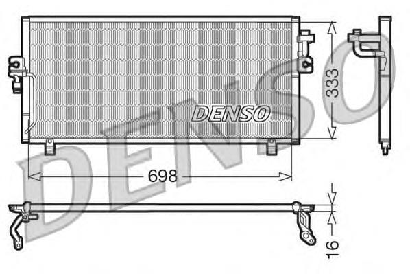 DCN46010 Denso condensador aire acondicionado