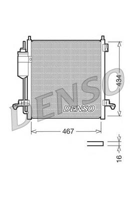 DCN45001 Denso condensador aire acondicionado