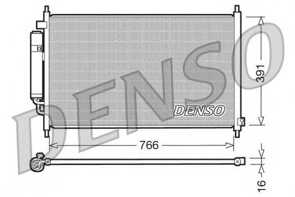 Condensador aire acondicionado DCN40005 Denso