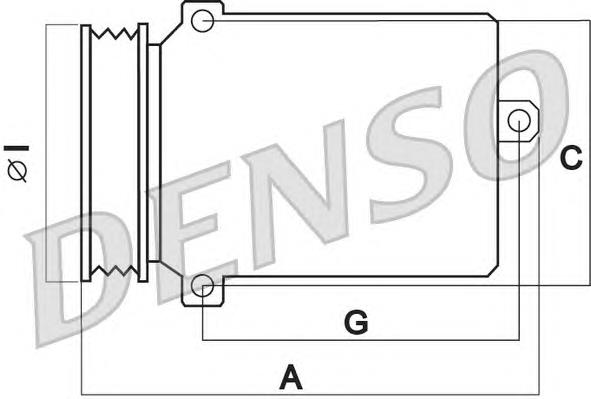 Compresor de aire acondicionado DCP17110 Denso