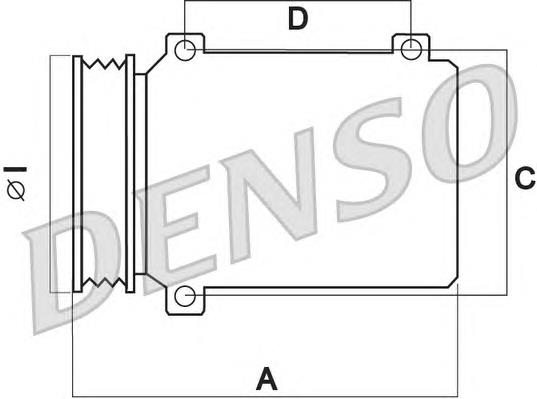 DCP21011 Denso compresor de aire acondicionado