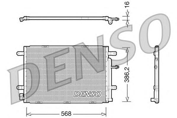 DCN02019 Denso condensador aire acondicionado