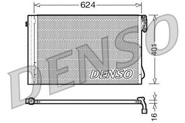 DCN05011 Denso condensador aire acondicionado