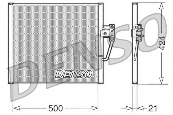 DCN05005 Denso condensador aire acondicionado