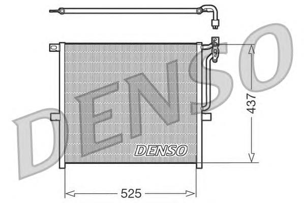 DCN05008 Denso condensador aire acondicionado