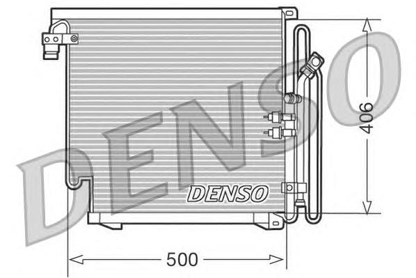 Condensador aire acondicionado DCN02010 Denso