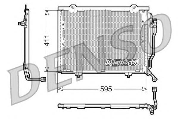 DCN17016 Denso condensador aire acondicionado