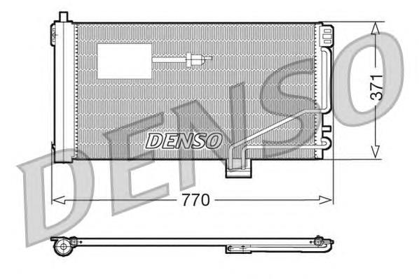 DCN17015 Denso condensador aire acondicionado