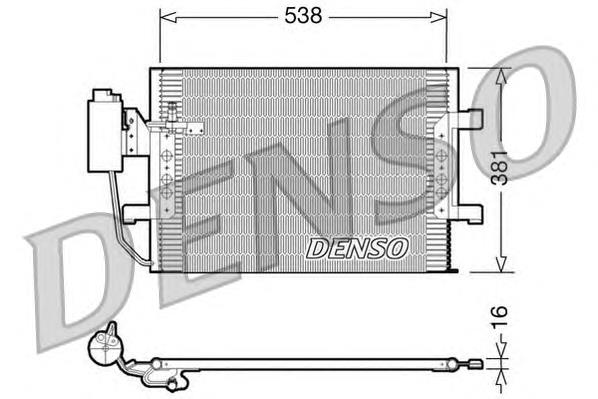 DCN17025 Denso condensador aire acondicionado