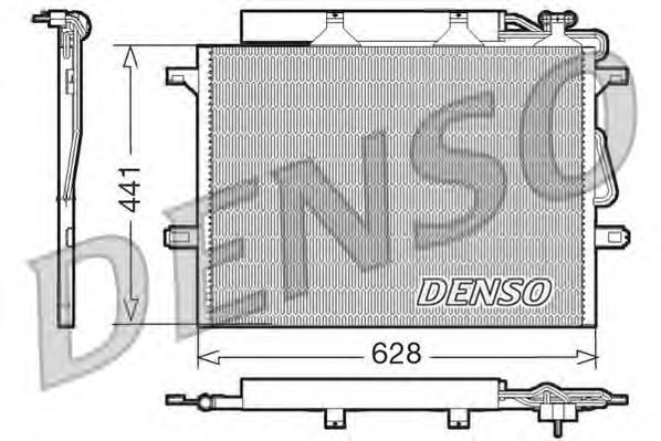 DCN17018 Denso Radiador de aire acondicionado