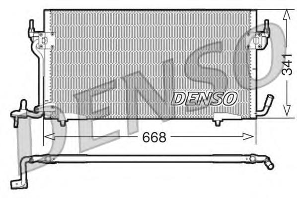 DCN21011 Denso condensador aire acondicionado