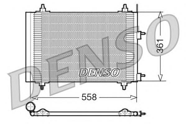 DCN21015 Denso condensador aire acondicionado