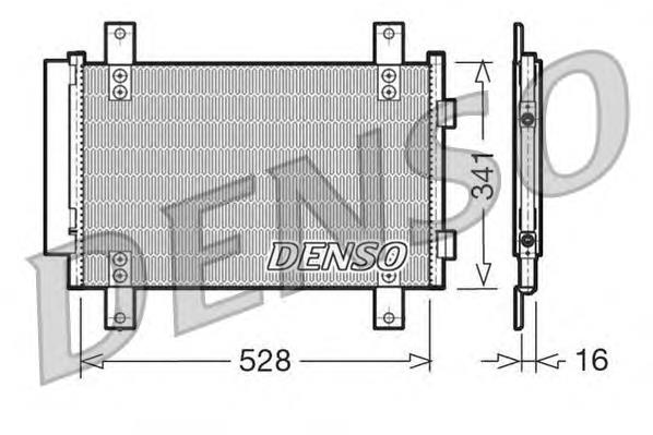 DCN21007 Denso condensador aire acondicionado