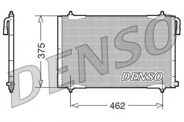 DCN21006 Denso condensador aire acondicionado