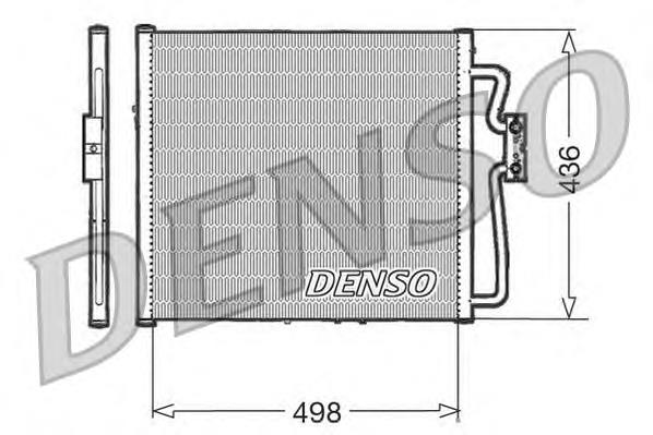 DCN23009 Denso condensador aire acondicionado
