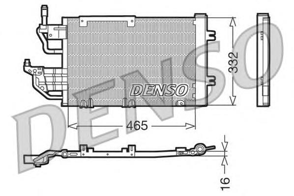 DCN20013 Denso condensador aire acondicionado