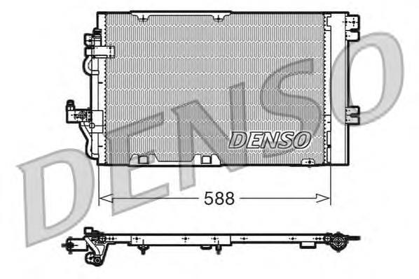 DCN20011 Denso condensador aire acondicionado