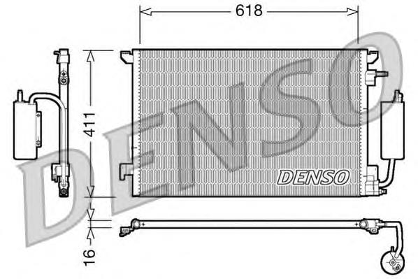 Condensador aire acondicionado DCN20035 Denso