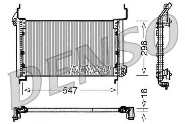 Condensador aire acondicionado DCN09082 Denso