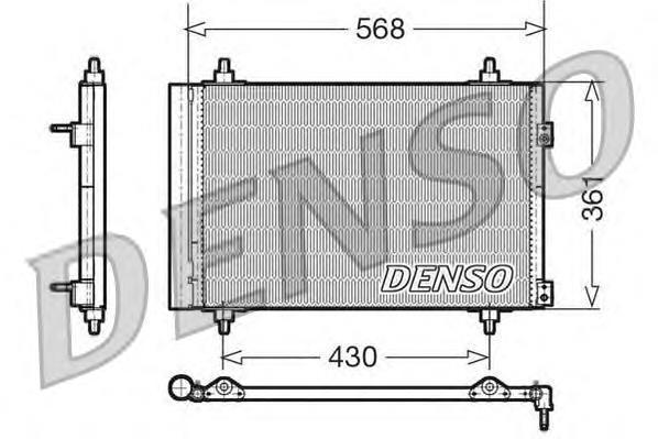 Comprar DCN07008 Denso Condensador de aire acondicionado