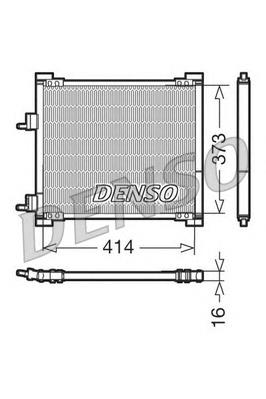 DCN10015 Denso condensador aire acondicionado