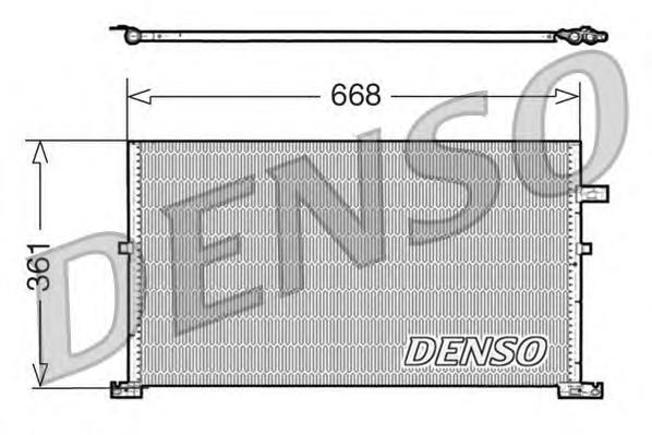 DCN10013 Denso condensador aire acondicionado