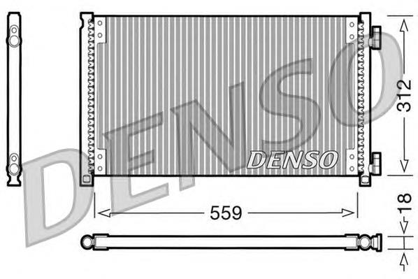 Condensador aire acondicionado DCN09100 Denso