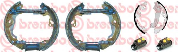 Zapatas de frenos de tambor traseras K24069 Brembo