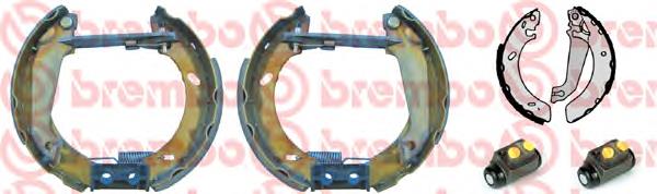 K24032 Brembo zapatas de frenos de tambor traseras