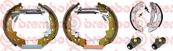 Zapatas de frenos de tambor traseras K61019 Brembo