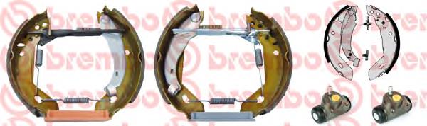 K61037 Brembo zapatas de frenos de tambor traseras