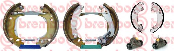 Zapatas de frenos de tambor traseras K61041 Brembo