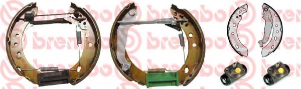 Zapatas de frenos de tambor traseras K56009 Brembo