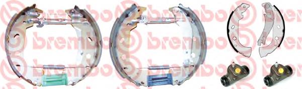 BBS1051K Borg&beck zapatas de frenos de tambor traseras