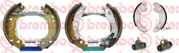 K68026 Brembo zapatas de frenos de tambor traseras