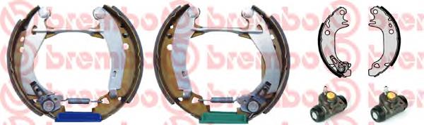 Zapatas de frenos de tambor traseras K61056 Brembo