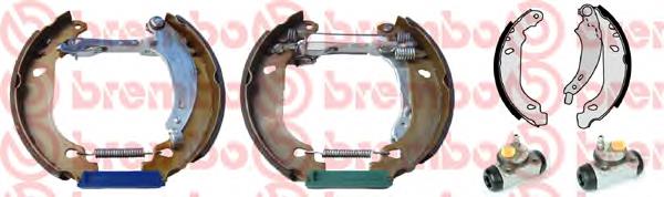 K61077 Brembo zapatas de frenos de tambor traseras