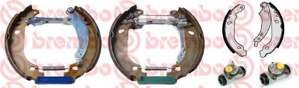 K61074 Brembo zapatas de frenos de tambor traseras