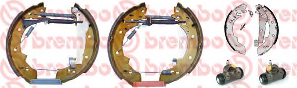 Zapatas de frenos de tambor traseras K68040 Brembo