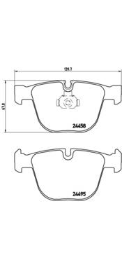 Comprar P06050 Brembo Pastillas de freno traseras